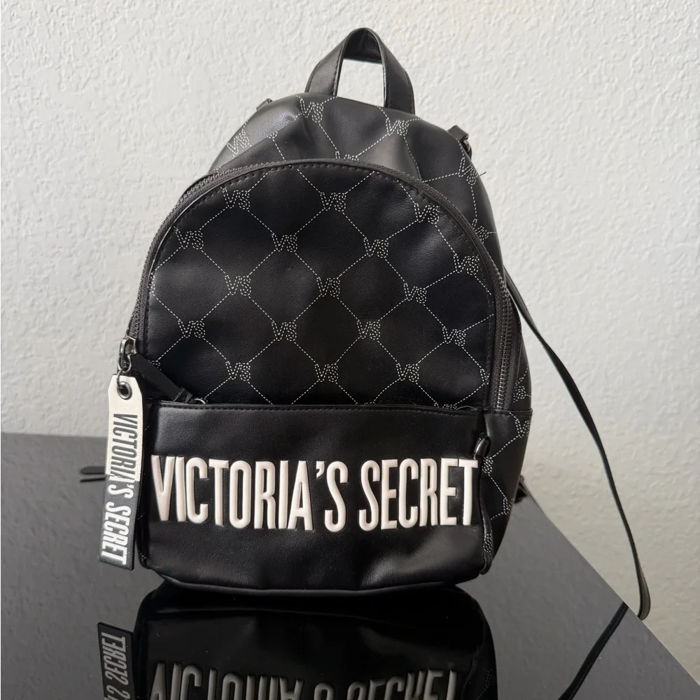 Victoria's Secret Black and White Backpack - Picture 2 of 4